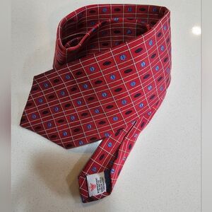 Turnbull & Asser London for Neiman Marcus Geometric Tie Handmade 100% Silk